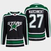 Mason Marchment 27 Reverse Retro 2.0 2022 Dallas Stars Black Jersey Pro Primegreen - Robokeg