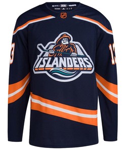 Mathew Barzal 13 New York Islanders Reverse Retro 2.0 Jersey - Navy - Robokeg