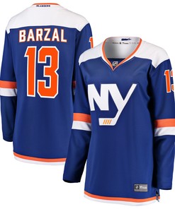 Mathew Barzal New York Islanders Fanatics Branded Womens Alternate Breakaway Jersey - Blue Nhl - Robokeg