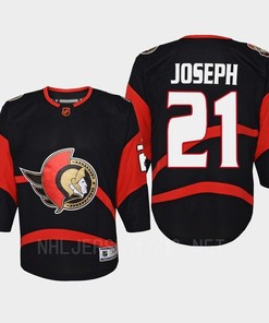 Mathieu Joseph 21 Ottawa Senators 2022 Special Edition 2.0 Retro Youth Jersey Black - Robokeg