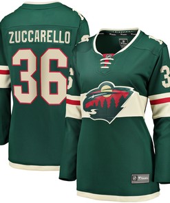 Mats Zuccarello Minnesota Wild Fanatics Branded Womens 2017 Breakaway Player Jersey - Green Nhl - Robokeg