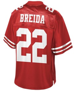 Matt Breida San Francisco 49ers Nfl Pro Line Team Player Jersey - Scarlet - Robokeg