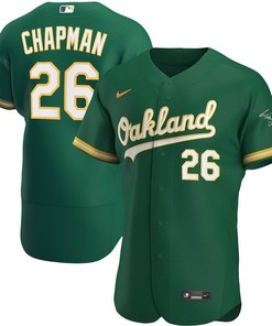 Matt Chapman 26 Oakland Athletics Alternate Player Elite Jersey - Kelly Green - Robokeg