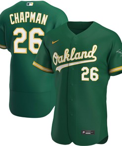 Matt Chapman Oakland Athletics Alternate Authentic Player Jersey - Kelly Green Mlb - Robokeg