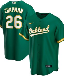 Matt Chapman Oakland Athletics Alternate Replica Player Jersey Kelly Green Mlb - Robokeg
