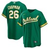 Matt Chapman Oakland Athletics Alternate Replica Player Name Jersey Kelly Green Mlb - Robokeg
