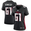 Matt Hennessy Atlanta Falcons Womens Game Jersey - Black Nfl - Robokeg