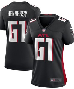 Matt Hennessy Atlanta Falcons Womens Game Jersey - Black Nfl - Robokeg
