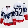 Matt Irwin 52 Washington Capitals 2023 Jersey Stadium White Primegreen - Robokeg