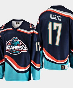 Matt Martin 17 New York Islanders Navy Reverse Retro 2.0 Jersey 2022-23 - Robokeg
