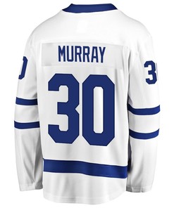 Matt Murray 30 Toronto Maple Leafs Stanley Cup 2023 Playoffs Patch Away Breakaway Men Jersey - White - Robokeg
