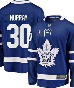 Matt Murray 30 Toronto Maple Leafs Stanley Cup 2023 Playoffs Patch Home Breakaway Men Jersey - Blue - Robokeg