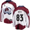 Matt Nieto 83 Colorado Avalanche Stanley Cup 2023 Playoffs Patch Away Breakaway Men Jersey - White - Robokeg