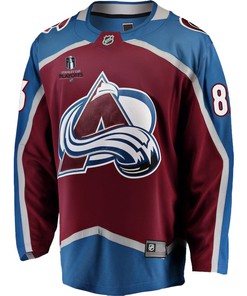 Matt Nieto 83 Colorado Avalanche Stanley Cup 2023 Playoffs Patch Home Breakaway Men Jersey - Burgundy - Robokeg