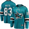 Matt Nieto San Jose Sharks Fanatics Branded Breakaway Player Jersey - Teal Nhl - Robokeg
