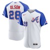 Matt Olson 28 Jersey, Atlanta Braves 2023 City Connect Player Elite Jersey - White - Robokeg