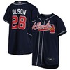 Matt Olson Atlanta Braves Alternate Replica Player Jersey Navy Mlb - Robokeg