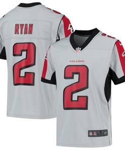 Matt Ryan Atlanta Falcons Nike Youth Inverted Game Jersey - Silver - Robokeg