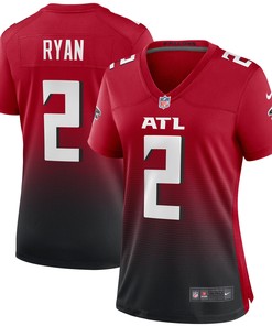 Matt Ryan Atlanta Falcons Womens 2nd Alternate Game Jersey - Red Nfl - Robokeg