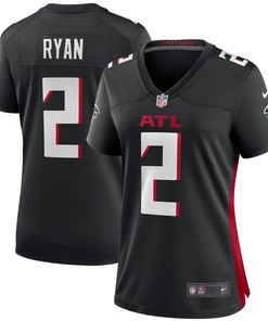 Matt Ryan Atlanta Falcons Womens Player Game Jersey Black Nfl - Robokeg