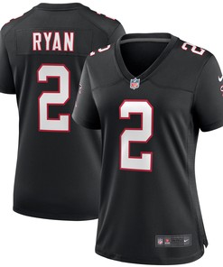Matt Ryan Atlanta Falcons Womens Throwback Game Jersey - Black Nfl - Robokeg
