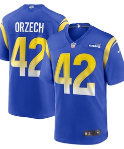 Matthew Orzech Los Angeles Rams Game Jersey - Royal Nfl - Robokeg