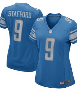 Matthew Stafford Detroit Lions Nike Womens 2017 Game Jersey - Blue - Robokeg