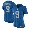 Matthew Stafford Detroit Lions Nike Womens 2017 Throwback Game Jersey - Blue - Robokeg
