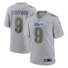 Matthew Stafford Los Angeles Rams Atmosphere Fashion Game Jersey - Gray Nfl - Robokeg