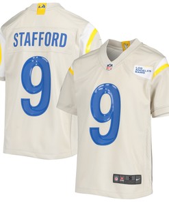 Matthew Stafford Los Angeles Rams Game Jersey - Bone Nfl - Robokeg