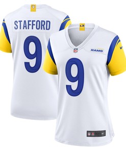Matthew Stafford Los Angeles Rams Womens Alternate Game Jersey - White Nfl - Robokeg