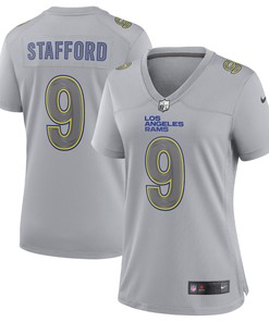 Matthew Stafford Los Angeles Rams Womens Atmosphere Fashion Game Jersey - Gray Nfl - Robokeg