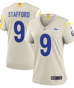 Matthew Stafford Los Angeles Rams Womens Game Jersey - Bone Nfl - Robokeg