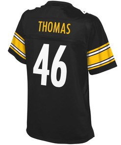 Matthew Thomas Pittsburgh Steelers Nfl Pro Line Womens Player Jersey - Black - Robokeg