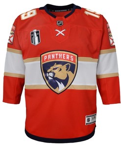 Matthew Tkachuk 19 Florida Panthers Youth 2023 Stanley Cup Final Home Jersey - Red - Robokeg