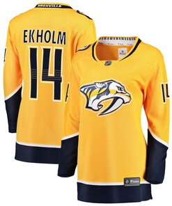 Mattias Ekholm Nashville Predators Fanatics Branded Womens Breakaway Player Jersey - Gold Nhl - Robokeg