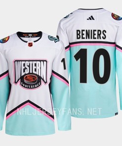 Matty Beniers 10 Kraken 2023 All-Star Western Conference White Jersey - Robokeg