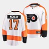 Matvei Michkov #17 Philadelphia Flyers 2023 NHL Draft Away Men Jersey - Orange/White - Robokeg