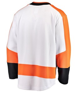 Matvei Michkov #17 Philadelphia Flyers 2023 NHL Draft Away Men Jersey - Orange/White - Robokeg