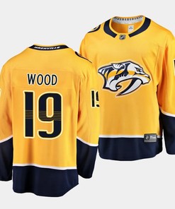 Matvei Michkov #19 Nashville Predators 2023 NHL Draft Home Men Jersey - Yellow - Robokeg
