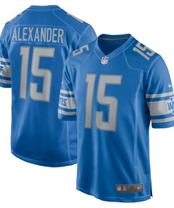 Maurice Alexander Detroit Lions Player Game Jersey - Blue Nfl - Robokeg