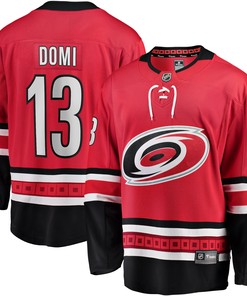 Max Domi Carolina Hurricanes Fanatics Branded Home Breakaway Player Jersey - Red Nhl - Robokeg