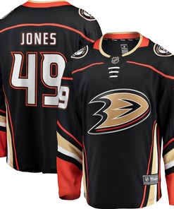 Max Jones Anaheim Ducks Fanatics Branded Breakaway Player Jersey - Black Nhl - Robokeg