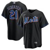 Max Scherzer New York Mets Alternate Replica Player Jersey - Black Mlb - Robokeg