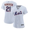 Max Scherzer New York Mets Womens Home Replica Player Jersey - White Mlb - Robokeg