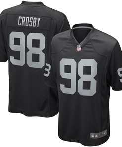 Maxx Crosby Las Vegas Raiders Game Player Jersey - Black Nfl - Robokeg