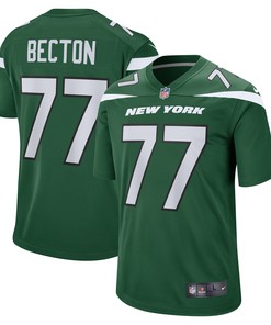 Mekhi Becton New York Jets Player Game Jersey - Gotham Green Nfl - Robokeg