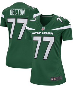Mekhi Becton New York Jets Womens Game Jersey - Gotham Green Nfl - Robokeg