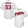 Melky Cabrera Cleveland Indians Home Official Cool Base Player Jersey - White - Robokeg