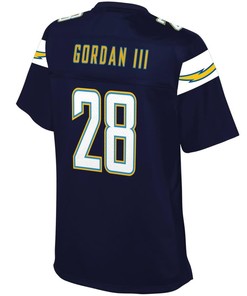 Melvin Gordon Los Angeles Chargers Nfl Pro Line Womens Team Color Player Jersey - Navy - Robokeg